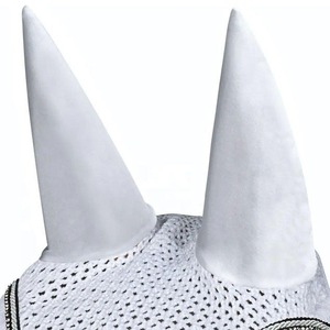 Equestrian Horse <b>Fly</b> Veil Ear <b>Net</b> Bonnet Mesh Custom Logo Customized ColorSize Lightweight High Quality Outdoor Protection Bulk - Product Image 2