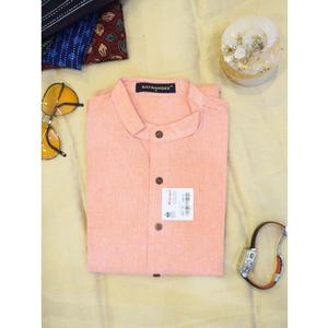 Chemise boutonnée en coton pour homme, tissu doux, léger et respirant, coupe classique, chemise décontractée et tendance pour le bureau et le quotidien - Product Image 4