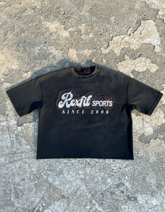 เสื้อยืดโอเวอร์ไซส์ทรงครอปสำหรับผู้ชาย ผ้าคอตตอนวินเทจฟอกสี สไตล์สตรีทแวร์ ปักโลโก้ ทรงบ็อกซี่ รับผลิตแบบ OEM - Product Image 1