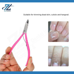 Pointed Blade Cuticle Nipper High Quality Stainless Steel <b>Nail</b> Clipper Professional Manicure Trimming <b>Tool</b> Manufacturer Pakistan - Product Image 4
