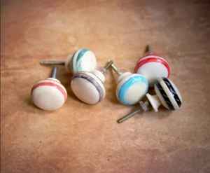 Perilla de Mueble con Incrustaciones de Hueso, Diseño Novedoso, Hecha a Mano, Artesanal, Tamaño Personalizado, en Oferta - Product Image 5