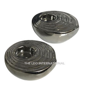 Nouveaux produits, porte-bougie décoratif personnalisé de style européen rustique, en béton, porte-bougie unique, paires de 3 - Product Image 4