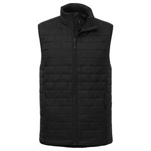 Abrigo cálido para hombre, chaleco nuevo, chaqueta, chaleco informal de primavera y otoño para hombre, chaquetas bordadas acolchadas sin mangas con cuello levantado ajustado para hombre - Product Image 6
