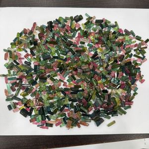 Natural Tourmaline <b>Raw</b> Specimens Uncut Unpolished Stick Form Mixed Color Rough AAA Gemstones Afghan Mineral <b>Crystal</b> Wholesale - Product Image 5