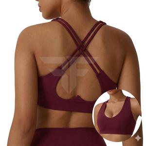 Nueva Llegada, Sujetadores Deportivos Transpirables Sin Costuras de Alta Calidad para Mujer, Logotipo Frontal, Ropa Deportiva Cómoda para Yoga y Running, Venta al Por Mayor - Product Image 1