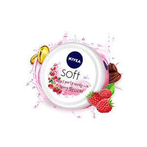 Soft <b>Light</b> Moisturizer Cream <b>Berry</b> Blossom Hydrating Nourishing Formula For Smooth Radiant Skin Gentle Daily Skincare Glow Pack - Product Image 1