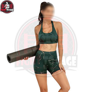Shorts de sport pour femmes de qualité supérieure avec poches, taille haute, tissu extensible, bas de sport actif pour la salle de sport, la course à pied et l'entraînement - Product Image 5