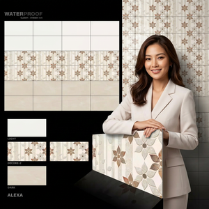 Azulejo Cerámico de 30x60cm 12x24 300x600mm para Producción en Fábrica, Diseño de Paredes Interiores, Azulejo Decorativo de Porcelana para Cocina, Mosaico - Product Image 4