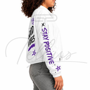 Chaqueta Corta Casual de Alta Calidad para Mujer, Chaqueta Cortavientos con Media Cremallera, Chaqueta Suave y Holgada para Mujer - Product Image 4