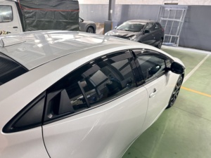 แผ่นบังแดดประตูรถยนต์ HIC วัสดุ PMMA  ใช้ได้กับ TOYOTA PRIUS (XW60) ปี 23 ขึ้นไป ได้พอดี 100% - Product Image 3