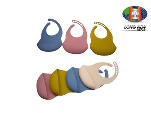 ผ้ากันเปื้อนเด็กอ่อนแบบนุ่มเกรดอาหาร LONGNEW พร้อมช่องเก็บเศษอาหาร - Product Image 2