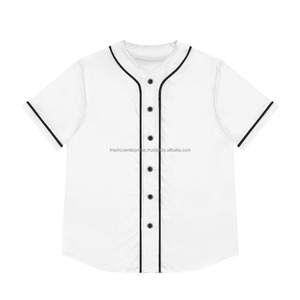 2024 maillots de vêtements de sport imprimés avec logo personnalisé chemises de vêtements de sport de softball et de baseball unies - Product Image 1