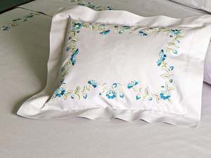 Parures de lit en coton 100 % personnalisées en gros, brodées motif floral/à pois, pour hôtels, maisons et mariages, 250 fils/pouce, lavables en machine - Product Image 3