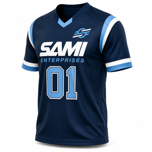 เสื้อเบสบอลทีมเหย้าสำหรับผู้ชาย แบบสั่งทำพิเศษ ปักลาย ปักด้วยความร้อน พิมพ์ลายโลโก้ ระบายอากาศได้ดี มีไซส์พลัส - Product Image 3