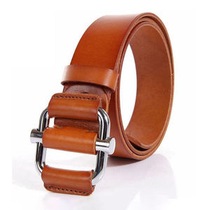 RELEVO INDUSTRIES Genuine Leather <b>Belt</b> with Square Pin <b>Buckle</b> <b>Silver</b> Rectangular Formal Men's Solid Black Cow Hide Lightweight - Product Image 6