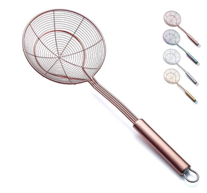 hot selling Stainless Steel Tea Strainer Ladle Fine Mesh Spoon for Loose Leaf Tea <b>Coffee</b> <b>Filtering</b> Durable Double Handle Design - Product Image 6