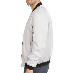 Chaquetas de Hombre de Alta Calidad con Logotipo Personalizado, Chaquetas Bomber Ligeras con Puños Acanalados, Cortavientos Delgados, Casuales y a la Moda - Product Image 2