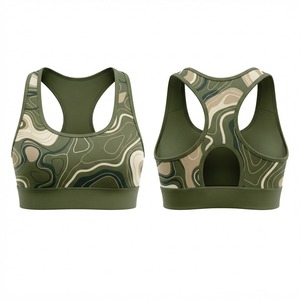 Sujetador Deportivo de Fitness MMA para Mujer, Top Corto Personalizado con Estampado Completo, Tejido Transpirable de Secado Rápido, Flexible y Atlético - Product Image 6