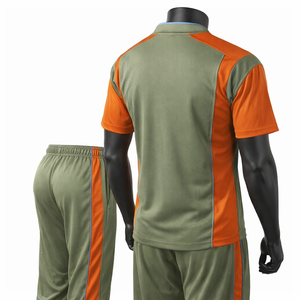 Custom Cricket Uniform Set V Neck Jersey <b>Pants</b> Breathable Quick Dry OEM Private Label Wholesale Manufacturer - Product Image 4