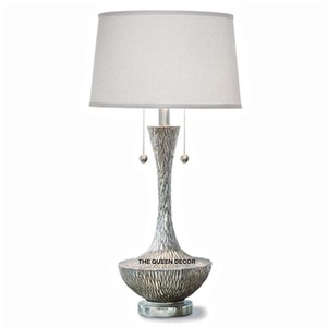 Design Gold Plated With Marble Base Table Lamp Fancy Style Hot Selling Aluminum Metal and Fabric Pineapple - Product Image 6