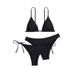 Conjunto de Traje de Baño de Cintura Alta para Mujer, Fabricado en Fábrica, Impresión Personalizada, Conjunto de Bikini para Mujer a Precio Razonable - Product Image 1