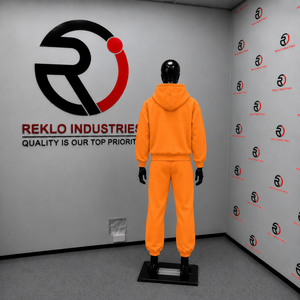 Conjunto Deportivo Personalizado con Estampado de Estrella Naranja para Hombre, Sudadera con Capucha y Pantalones Jogger, Ropa Deportiva Casual, Proveedor de Ropa al Por Mayor - Product Image 4