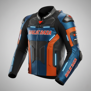 Veste de moto en cuir brodée sur mesure pour clubs |   MALIK RAZA Marquage et Écussons Personnalisés |   Uniformes de haute qualité en gros - Product Image 3