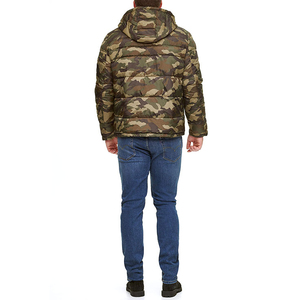 Chaqueta de Invierno para Hombre, Marca Artiz International, Ecológica, Resistente al Viento, Estilo Urbano, 100% Poliéster, Ligera, con Capucha y Cremallera - Product Image 2