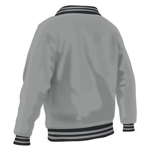 Chaqueta Varsity de Satén para Hombre, con Parches de Camuflaje Personalizados de Alta Calidad, Mangas de Lana con Bordado Chenille, Venta al Por Mayor - Product Image 6