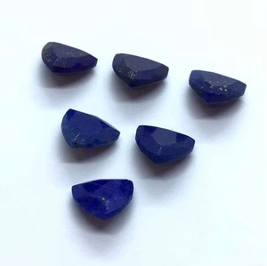 Natural Lapis Lazuli Trillion Cut Loose Gemstone Wholesale Price Bulk 4MM 25MM Lapis Lazuli <b>Stone</b> For Jewelry Making Supply - Product Image 4