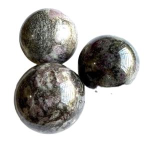 Piedra pulida decorativa, turmalina negra, esfera de orgón | Orgone Sphere Ball Healing Reiki Orgone Products Orgone Healing Products - Product Image 4