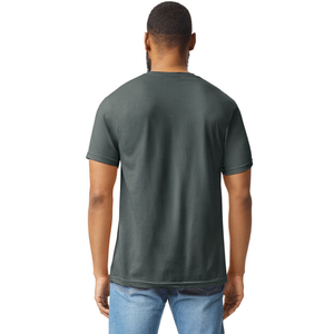 Camiseta de Hombre CVC Color Gris Metálico, Mezcla de Algodón Premium, Manga Corta, Transpirable, Ligera, Informal - Product Image 2