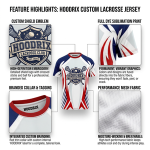 Custom Sublimated Lacrosse Shooting Shirt Breathable Mesh Sleeveless Practice Uniform Wholesale Factory Direct Price - Product Image 6