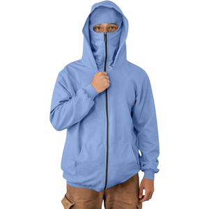 Sudadera con capucha premium con cremallera completa, suave y cómoda, de mezcla de algodón, para hombres, mujeres y adolescentes. - Product Image 5