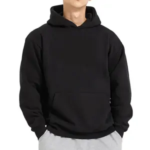 Sweat à capuche pour homme Ryan Pro Gear avec logo personnalisé sur le devant, 100% coton molletonné respirant, coupe classique, hiver, design ODM OEM, design de poche - Product Image 1