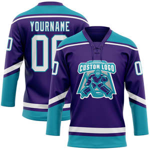 Maillot de hockey personnalisé pour équipe, 100 % polyester, décontracté, à manches longues, pull sportif avec impression par sublimation - Product Image 2