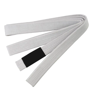 Cinturones de BJJ de Algodón sin Costuras Transpirables con Logotipo Personalizado al por Mayor, Cinturones de Artes Marciales Profesionales de Alta Calidad para Entrenamiento de Artes Marciales - Product Image 2