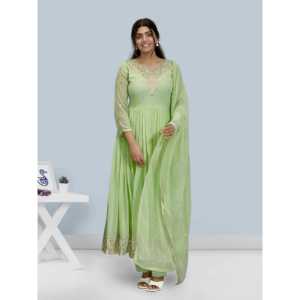 Hermoso Vestido de Fiesta con Falda y Dupatta, Talla XL, para un Look Impresionante - Product Image 5