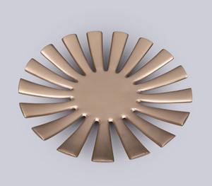 Plato de servir de metal y frutero - Product Image 5