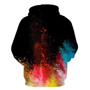 Sweat-shirt à capuche en molleton imprimé en relief personnalisé OEM, 100 % polyester, anti-boulochage, coupe ample, léger, durable, style urbain - Product Image 2