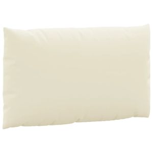 Coussin de palette d'extérieur en tissu Oxford blanc crème moyen (100 % polyester) – Confortable et durable pour terrasse et jardin - Product Image 6