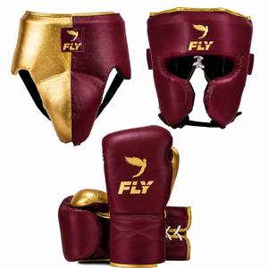 Set de Boxeo y Sparring OEM y Marca Privada, Cuero Vacuno de Primera Calidad, Naranja y Negro, Kit de Protección para Adultos, Artes Marciales - Product Image 6