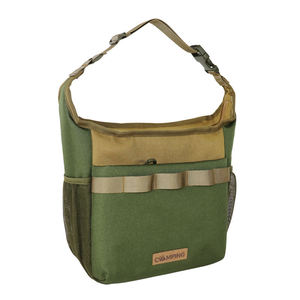 Insulated Cooler Bags Green Outdoor Casual Style Zipper Closure Camping Canvas Shoulder Bag - Product Image 5