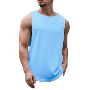 Débardeur de sport respirant et écologique en polyester/coton pour homme, personnalisable, idéal pour la musculation et le fitness, séchage rapide - Product Image 1