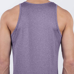 Men's <b>Running</b> <b>Singlet</b> Workout Crew Neck Custom Logo High Quality Factory Price Sleeveless Tank Top Quick Dry Breathable - Product Image 4