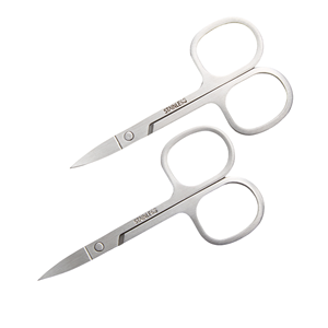 Ciseaux de précision naturels anti-rayures pour le toilettage, outils d'épilation, ciseaux droits pour la beauté, les sourcils et les cuticules, et le maquillage - Product Image 1