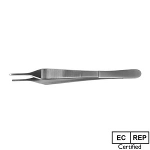 Pince à tissus incurvée en acier inoxydable de haute qualité, instrument médical manuel, marque SIGAL MEDCO, certifiée CE, chirurgicale - Product Image 2