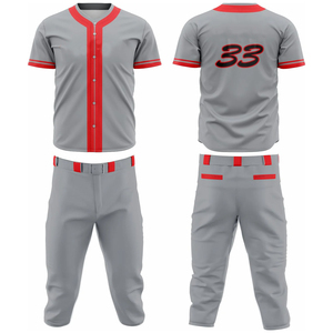 Conjunto de Uniforme de Béisbol para Hombre, Personalizado con Impresión, Pantalones y Camiseta Ligeros, Transpirables, de Poliéster, sin Mangas, Cintura Elástica - Product Image 1