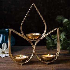 Tree Beautiful Wall Hanging <b>Gold</b> Metal Votive Tealight <b>Candle</b> <b>Holder</b> for Home and office decor wedding party events decorative - Product Image 2