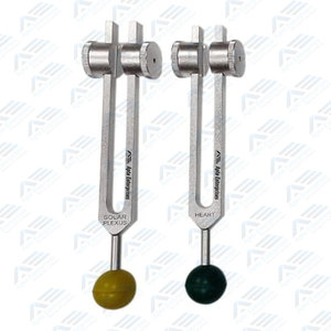 Activateur gratuit de bonne qualité pour le sonothérapie, le yoga, la méditation, l'ensemble de diapasons chakra lestés avec des boules chakra colorées - Product Image 3